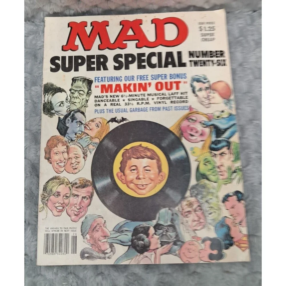 Lot MAD Magazine Super Special Bonus Comics Intact 24 26 With Record Summer 1980